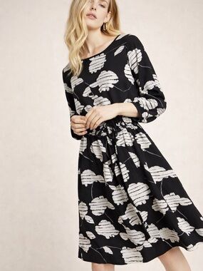The Odells from Anthropologie Elegant Belted Printed Dress (160)